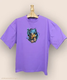تیشرت لش مردانه و زنانه طرح دراگون بال شخصیت گوکو کد 969