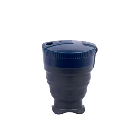 لیوان تاشو سیلیکونی LIFE CAMP (سرمه ای)