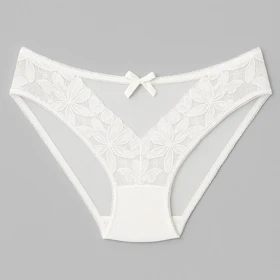 شورت زنانه ماییلدا مدل گیپور گل‌گلی کد 5544-7033