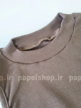 کراپ تاپ کبریتی یقه سه سانتی