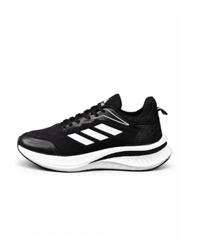 کفش کتانی مردانه مدل آدیداس زیره بست مشکی سفید ADIDAS