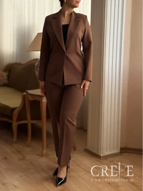 ست کت و شلوار یقه انگلیسی