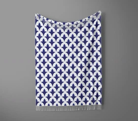 شال مبل ریش دار sofa shawl 139