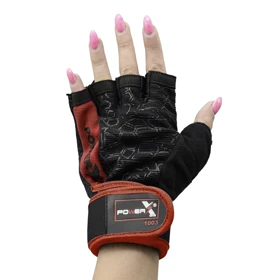دستکش بدنسازی پاورایکس مدل 404K1376 قرمز