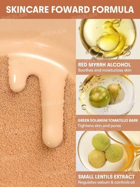 کرم پودر کوشن شیگلم مدل Lock & Go Long-Lasting Cushion Foundation