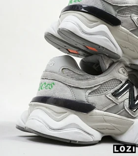 کفش کتانی مردانه طوسی روشن NEW BALANCE 9060