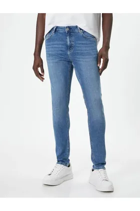 شلوار جین Skinny Fit - Michael Jean 4SAM40108ND