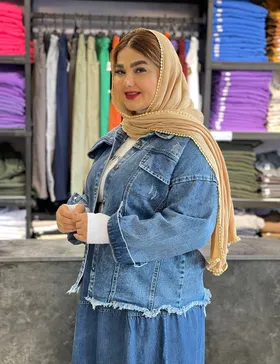 کت جین پایین ریش کد : 33224