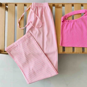 ست لباس راحتی تاپ و شلوار زنانه - کد 835