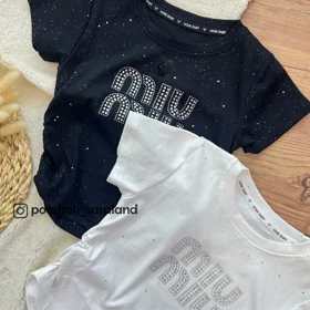 تیشرت بچگانه دخترانه طرح miu از 1 تا 5 سال