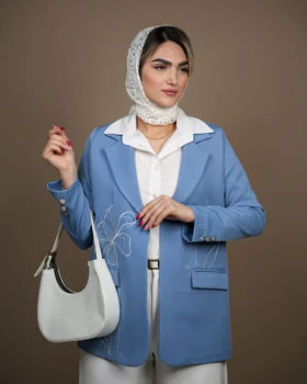 مانتو کتی گلدوزی