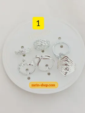 انگشتر پکی مینیمال زنانه استیل