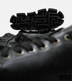 کفش کتانی مشکی VERSACE