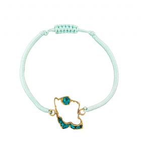 دستبند فانتزی ایران (آبی)