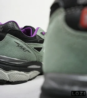 کفش کتانی سبز مشکی بنفش NEW BALANCE 990