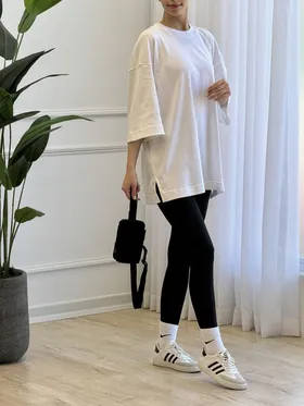 تیشرت لانگ زارا 18305