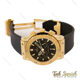 ساعت هابلوت مردانه طلایی سه موتوره Hublot-4156-G
