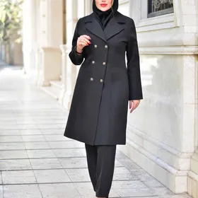 مانتو و شلوار اداری رسمی مدل زمرد کد 77365