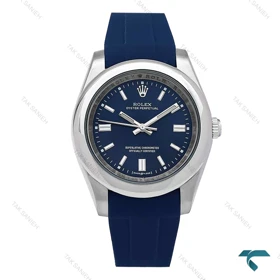 ساعت مردانه رولکس اویستر پرپچوال بند رابر سرمه ای Rolex-6607-G