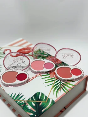 🌸✨ رژگونه دو رنگ پودری میس لارا