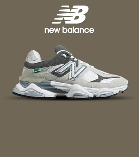 کفش کتانی مردانه و زنانه طوسی خاکستری NEW BALANCE 9060 مدل 7306