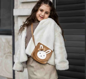 کیف دوشی بچگانه خرگوش چرمی