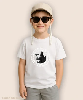 تیشرت بچگانه اصیل ایرانی طرح منشور کوروش بزرگ کد 1000