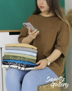 تیشرت لانگ تکست