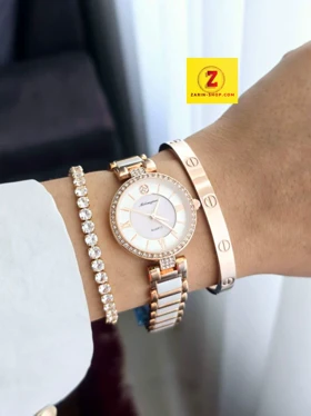 ست ساعت زنانه شرکتی اورجینال و دستبند