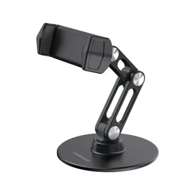 هولدر چندحالته موبایل پاورولوژی مدل POWEROLOGY MULTI-ANGLE ADJUSTABLE DOUBLE-ARM PSM007