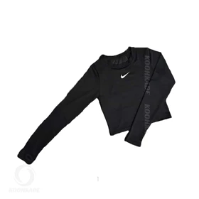 کراپ آستین بلند NIKE پشت توری