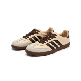 کفش کتانی سامبا کرم قهوه ای samba adidas کد 294902