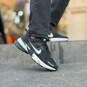 کتانی نایک V2K مشکی سفید کد 6195