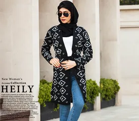 بافت زنانه مدل Heily (مشکی)