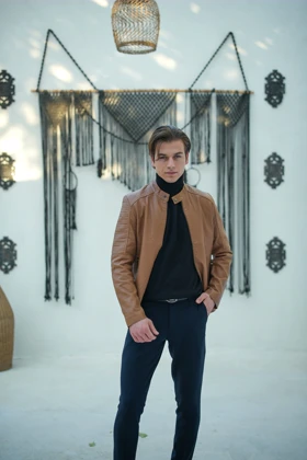 کاپشن چرم صنعتی مدل 6508