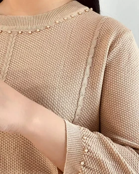 پلیور بافت استین سه ربع کد 5490