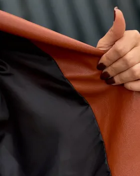 کت یقه‌انگلیسی چرم