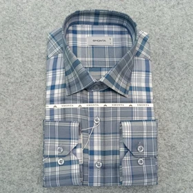 پیراهن طرحدار مردانه قواره ازاد ( قواره کلاسیک ) _ استین بلند