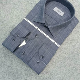 پیراهن طرحدار مردانه قواره ازاد ( قواره کلاسیک ) _ استین بلند