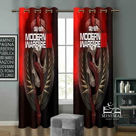 پرده کودک طرح اسکلت مدل W5122