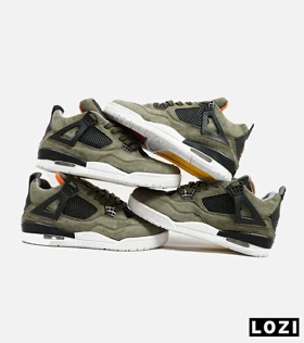 کتانی ساق‌دار مردانه سبز Nike air jordan 4