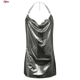 لباس خواب فانتزی زنانه نقره ای مدل 4602-441