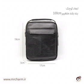 کیف دوشی مردانه زیپ‌دار فلوتر mrch11475-1