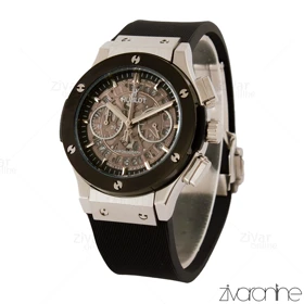 ساعت هابلوت زنانه کلاسیک فیوژن سه موتوره سیلور مشکی صفحه اسکلتون 105457