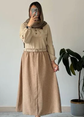 ست شومیز دامن و کمربند جانان