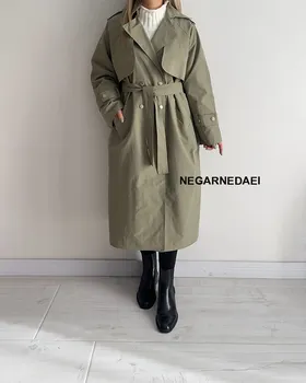 ترنچ کت WET قد بلند ( سبز )
