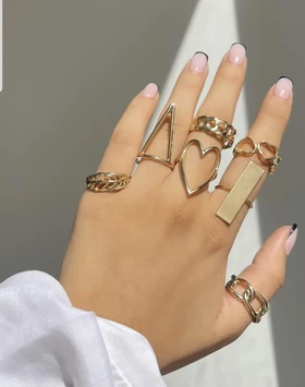 پک انگشتر قلبی