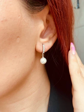 گوشواره مروارید نگینی ژوپینگ M42