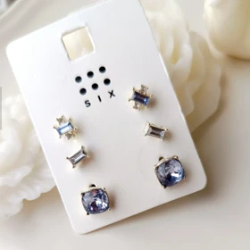 پک آبی گوشواره