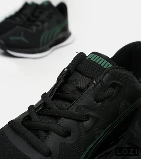 کفش کتانی ورزشی مردانه مشکی سبز PUMA